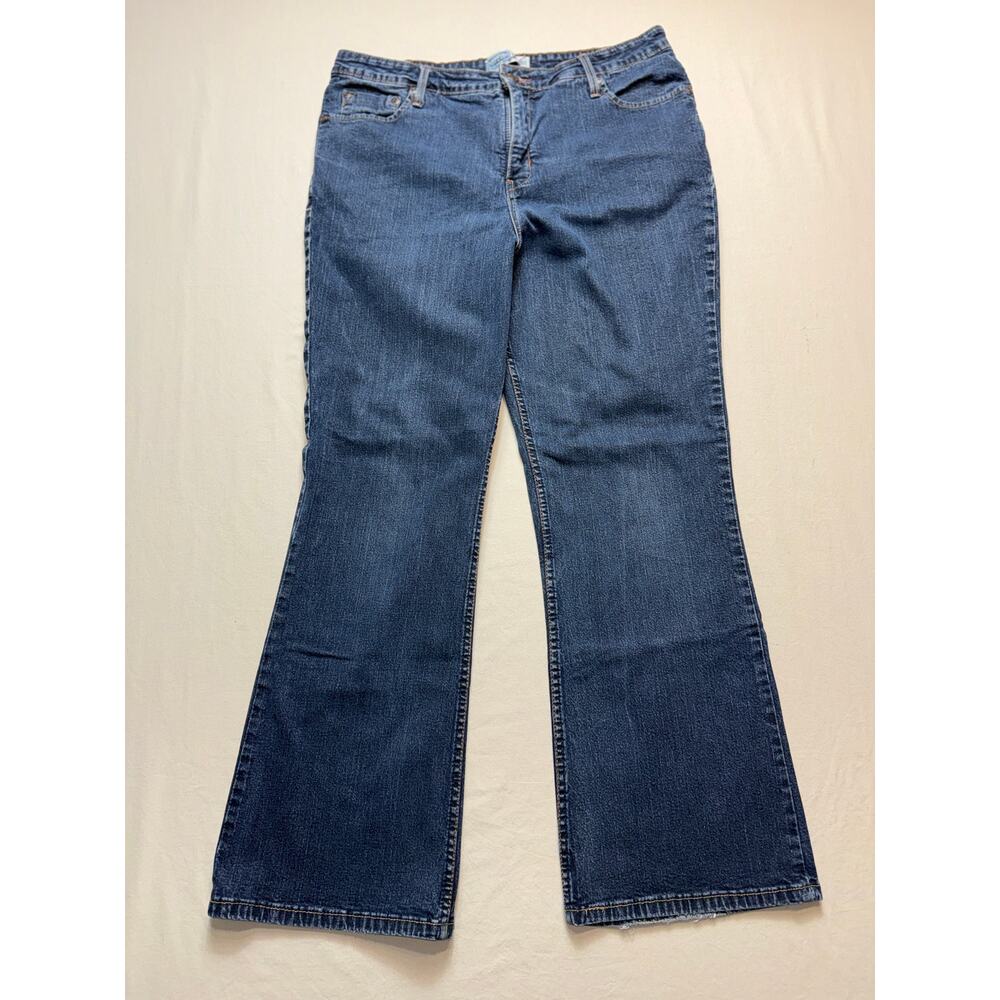 Womens Levi Strauss Signature At Waist‎ Bootcut Jeans Size 16 Short Stretch